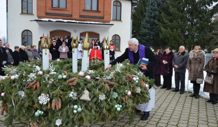 Rozsvietenie I. adventnej sviečky 2023  Rozsvietenie I. adventnej sviečky 2023
